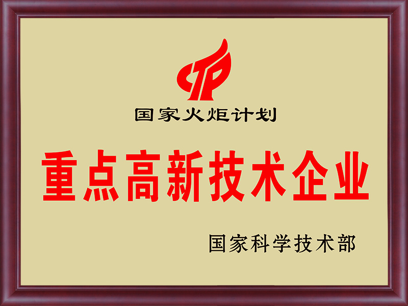 國家級高新技術企業